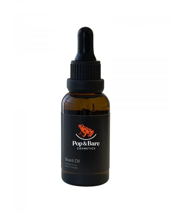 Pop&Bare Mens Beard Oil - Hydrate and Condition Using 100% essential oils Made with Cocos Nucifera Natural Scent Speakeasy